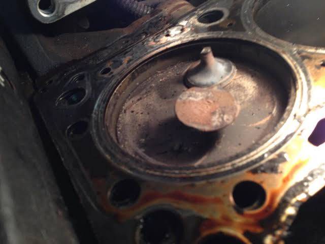In an interference engine, a snapped timing belt causes the pistons to smash into the valves.. Source: Reddit